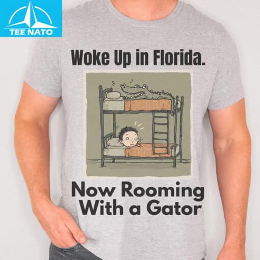 Alligator Alcatraz Woke Up in Florida Now Rooming With a Gator Shirt - Image 3