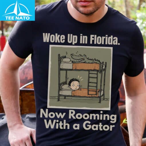 Alligator Alcatraz Woke Up in Florida Now Rooming With a Gator Shirt - Image 4