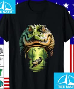 Alligator Head Swamp Reflection Shirt
