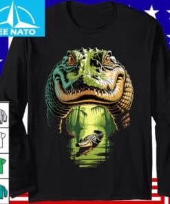 Alligator Head Swamp Reflection Shirt2
