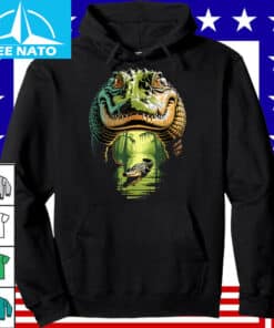 Alligator Head Swamp Reflection Shirt3