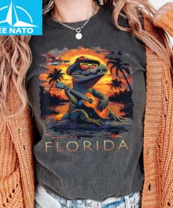Alligator Playing Guitar Shirt 2