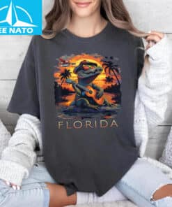 Alligator Playing Guitar Shirt 3