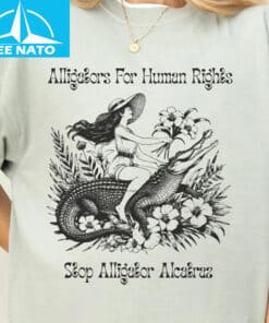Alligator for Human Rights Stop Alligator Alcatraz Shirt2