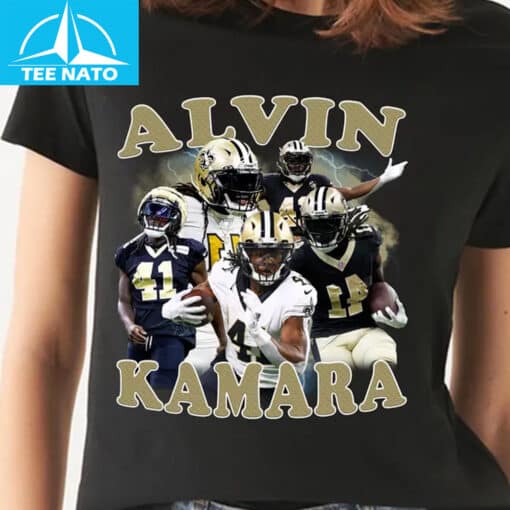 Alvin Kamara New Orleans Saints Football Player Shirt - Image 2