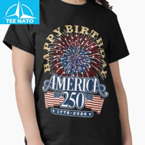 America 250th Anniversary Fireworks Shirt - Image 4