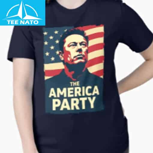 America Party 2028 Elon Musk Shirt - Image 4