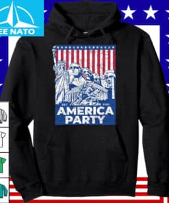 America Party 2028 Political Funny Satire USA Shirt4