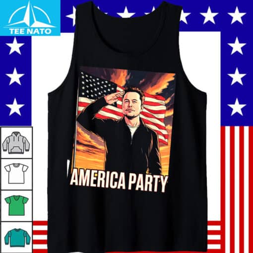 America Party In Musk We Trust Shirt - Image 2