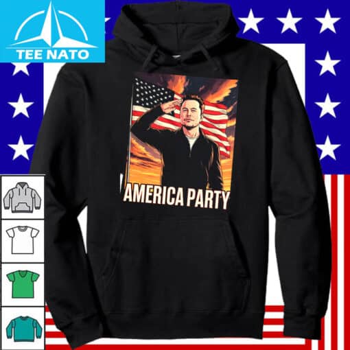 America Party In Musk We Trust Shirt - Image 3