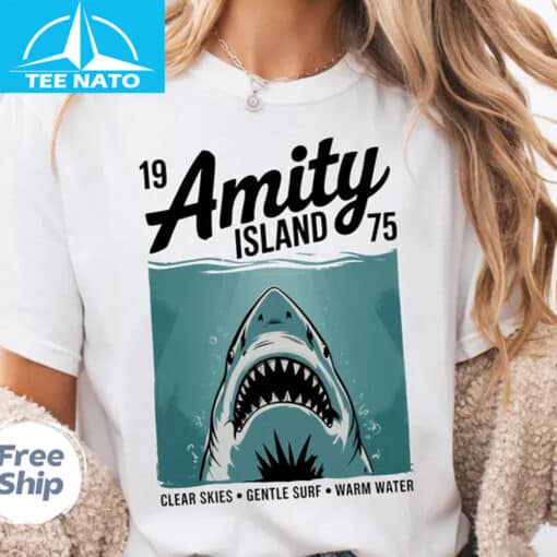 Amity Island 1975 Shirt - Image 2