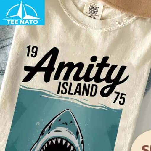 Amity Island 1975 Shirt - Image 4