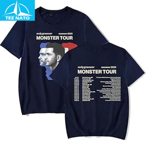 Andy Grammer Monster Tour 2025 North America Shirt - Image 3