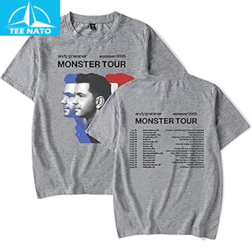 Andy Grammer Monster Tour 2025 North America Shirt - Image 4