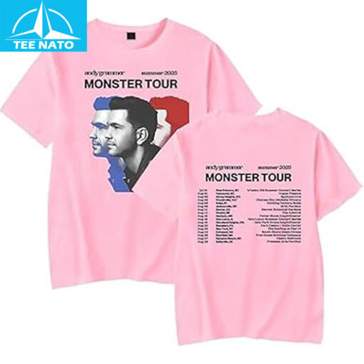 Andy Grammer Monster Tour 2025 North America Shirt - Image 5