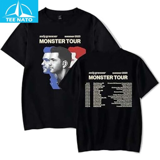 Andy Grammer Monster Tour 2025 T-Shirt