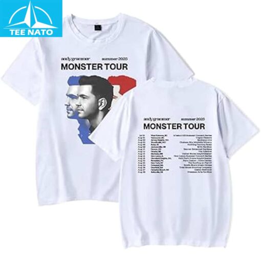 Andy Grammer Monster Tour 2025 T-Shirt - Image 3