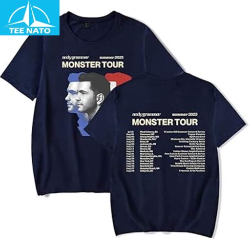 Andy Grammer Monster Tour 2025 T-Shirt - Image 4