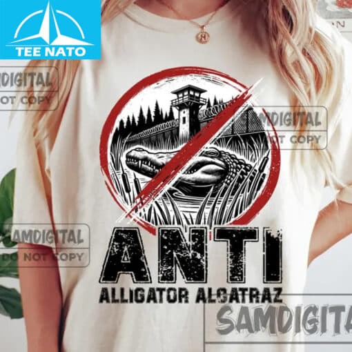 Anti-Alligator Alcatraz Prison Island Shirt
