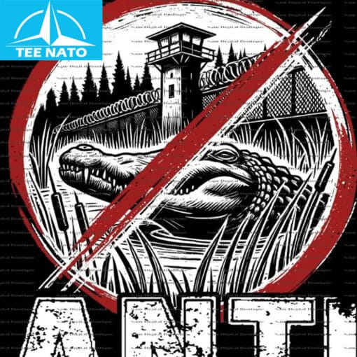 Anti-Alligator Alcatraz Prison Island Shirt - Image 4