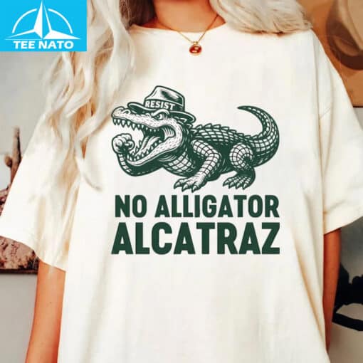 Anti Alligator Alcatraz T-Shirt 01 - Image 3