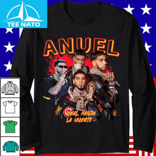 Anuel AA Real Hasta La Muerte Vintage Style Shirt - Image 3