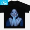 Ariana Grande Blue Lighting Portrait Shirt