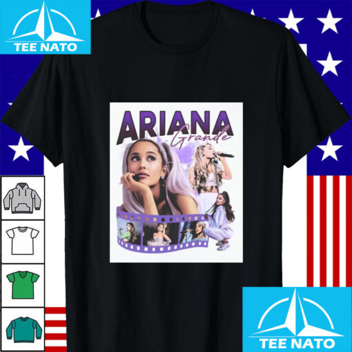 Ariana Grande Singer Photo Collage Shirt - Image 3