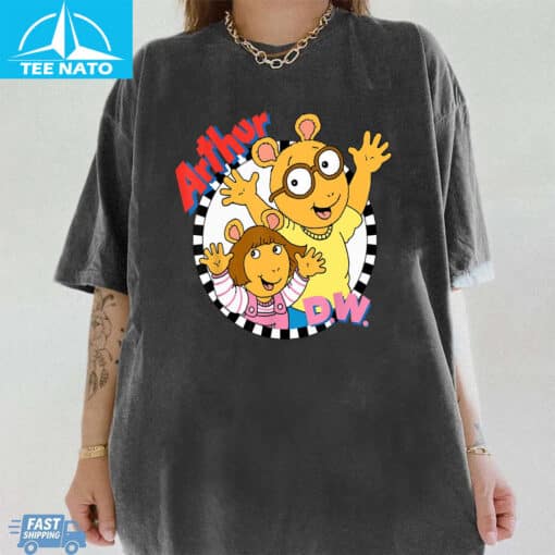 Arthur and DW PBS Kids TV Show Shirt - Image 4