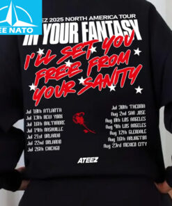 Ateez In Your Fantasy World Tour 2025 Shirt2 1