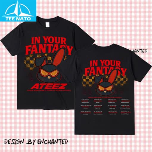 Ateez World Tour 2025 in US Shirt - Image 5