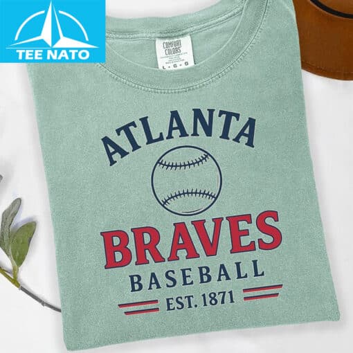 Atlanta Braves Baseball Est 1871 Fan Shirt - Image 3