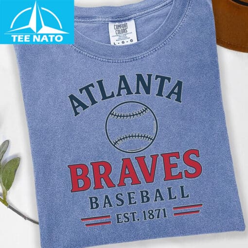 Atlanta Braves Baseball Est 1871 Fan Shirt - Image 4