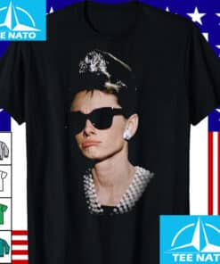 Audrey Hepburn Breakfast at Tiffanys Iconic Scene Shirt3