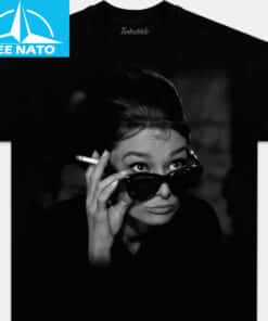 Audrey Hepburn Breakfast at Tiffanys Iconic Sunglasses Shirt1