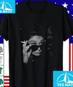 Audrey Hepburn Breakfast at Tiffanys Iconic Sunglasses Shirt3