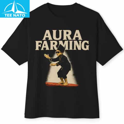 Aura Farming Indonesian Kid Boat Racing Viral Funny Meme Shirt