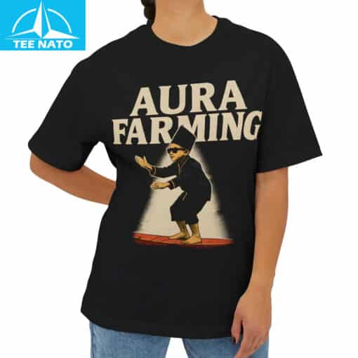 Aura Farming Indonesian Kid Boat Racing Viral Funny Meme Shirt - Image 3