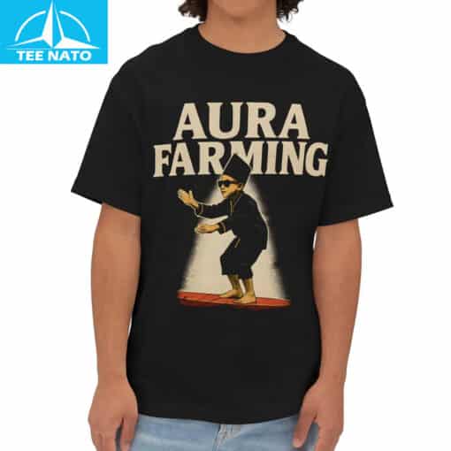 Aura Farming Indonesian Kid Boat Racing Viral Funny Meme Shirt - Image 4