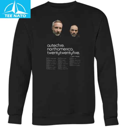 Autechre Live World Tour On North America 2025 Shirt - Image 3