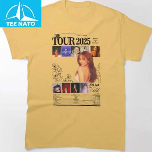 Ayliva Die Tour 2025 Concert Shirt - Image 4