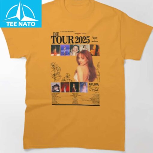 Ayliva Die Tour 2025 Concert Shirt - Image 3