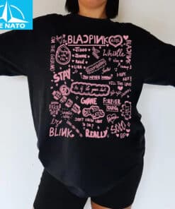 BLACKPINK Song Titles and Lyrics Shirt3