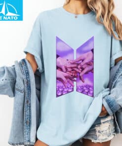 BTS Army Purple Unity Hands Shirt4