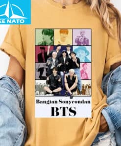 BTS Bangtan Sonyeondan K Pop Music Group Collage Shirt2