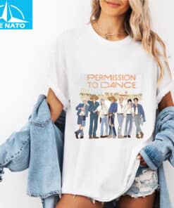BTS Cowboy Outfit Permission to Dance Cartoon Shirt