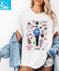 BTS Jin Doodle Collage Shirt