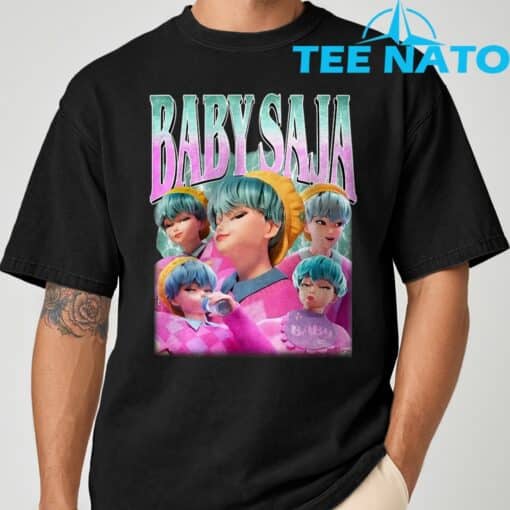 Baby Saja Retro, Kpop Demon Hunter T-Shirt - Image 2