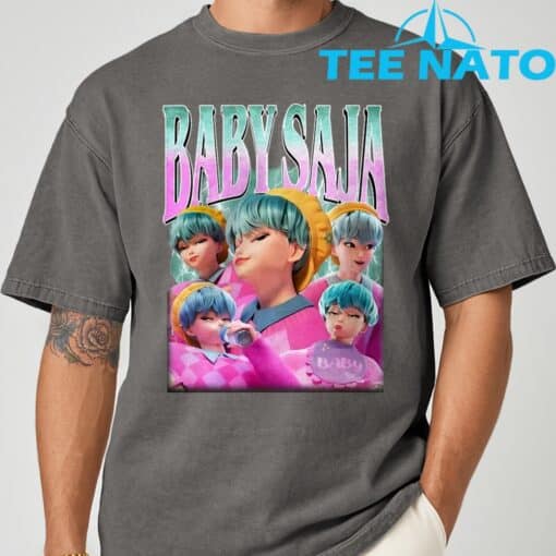 Baby Saja Retro, Kpop Demon Hunter T-Shirt - Image 7