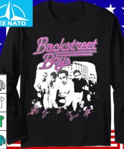 Backstreet Boys Band Signatures Graphic Shirt1